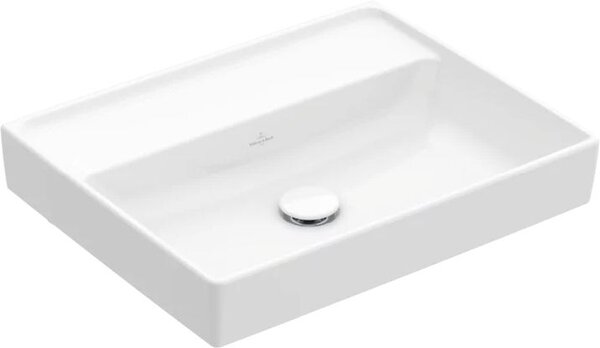 Villeroy & Boch fienro umyvadlo 55x44 cm obdélníkový klasický-nábytkový bílá lesk 4A3358R1