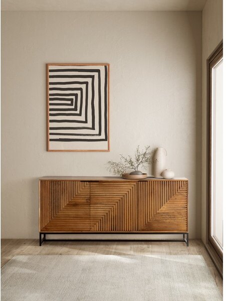 Komoda z mangového dřeva v přírodní barvě 170x79x40 cm Nereida – MOME