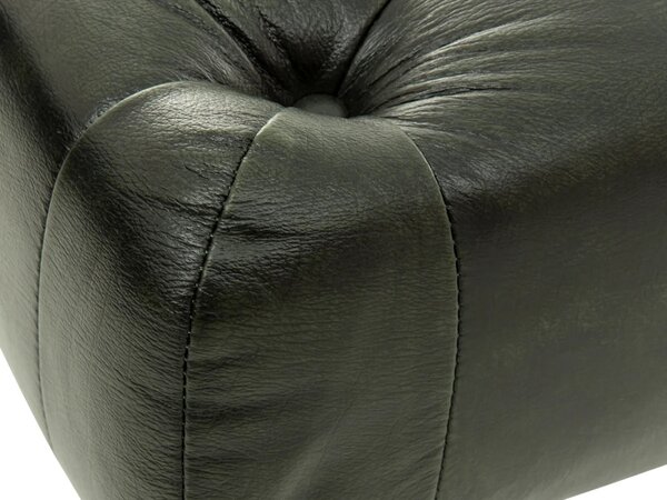 Sob nábytek - Taburet kůže Chesterfield zelená - F0A00000851W