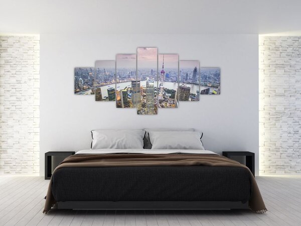 Obraz - Shanghai, Čína (210x100 cm)
