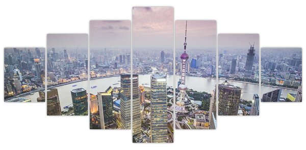 Obraz - Shanghai, Čína (210x100 cm)