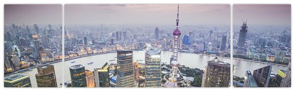 Obraz - Shanghai, Čína (170x50 cm)