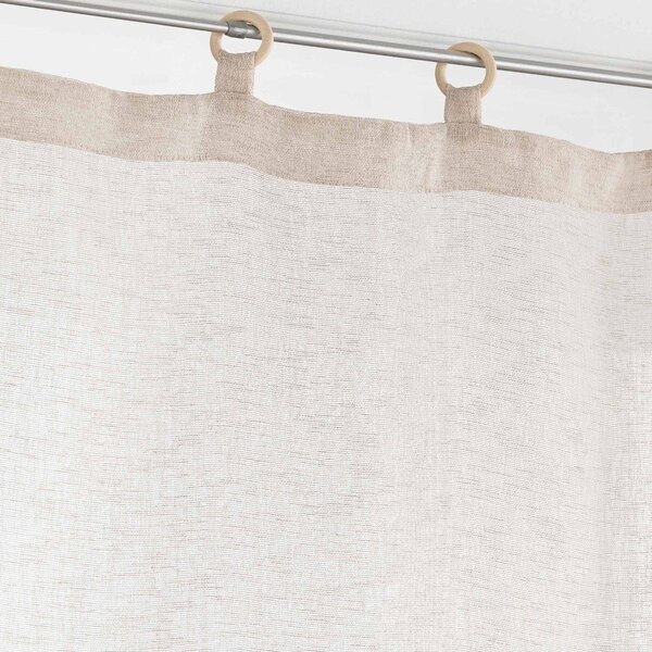 Béžové záclony v sadě 2 ks 60x120 cm Minalisa – douceur d'intérieur
