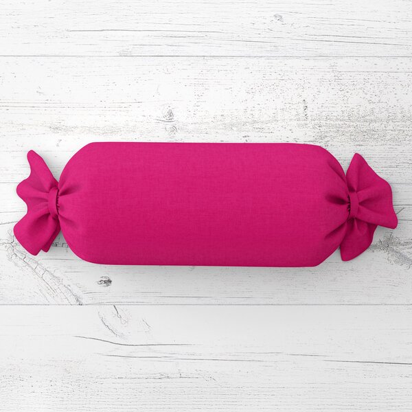 Biante Polštář válec bonbon Rongo RG-096 Fuchsiový 15x40 cm