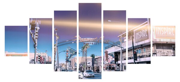 Obraz ulice v Las Vegas (210x100 cm)