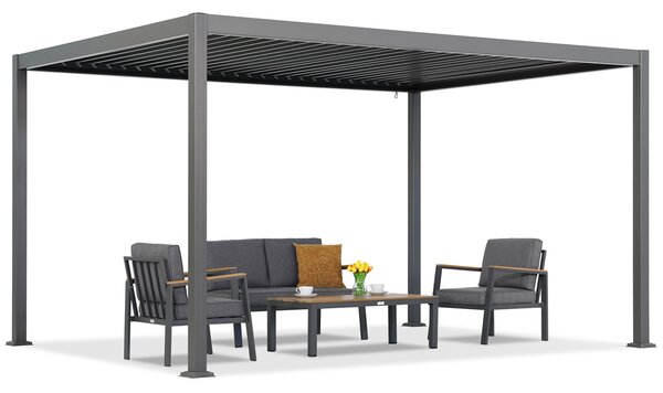 Terasová pergola Amarante 3 x 4 m Garden Point antracitová