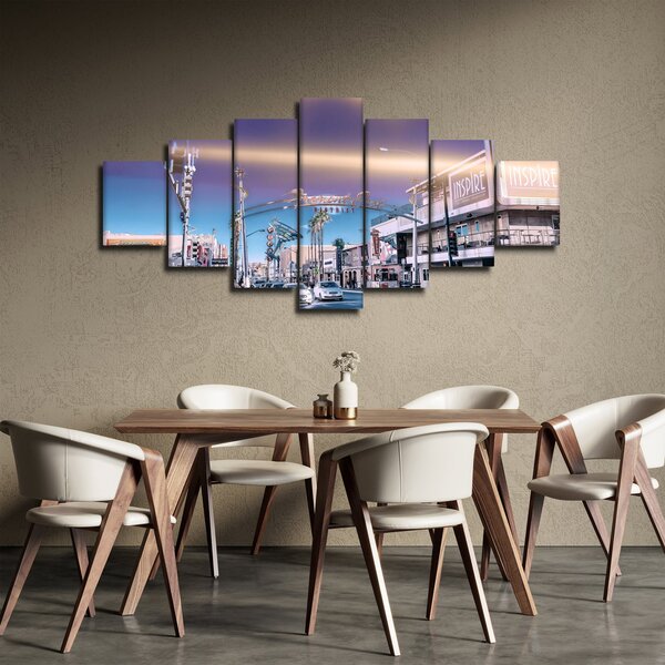 Obraz ulice v Las Vegas (210x100 cm)