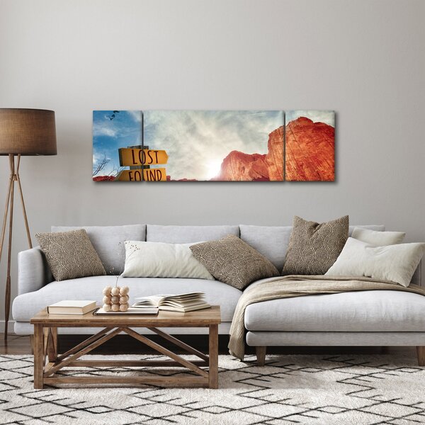 Obraz ukazatele s nápisem (170x50 cm)