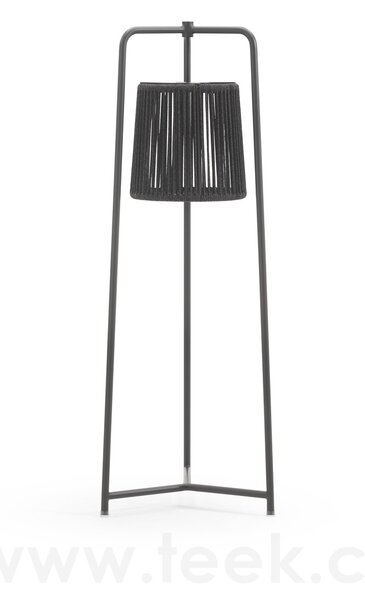 Varaschin Venkovní stojací LED lampa Tibidabo, Varaschin, rám hliník, výplet lanko, barva dle vzorníku