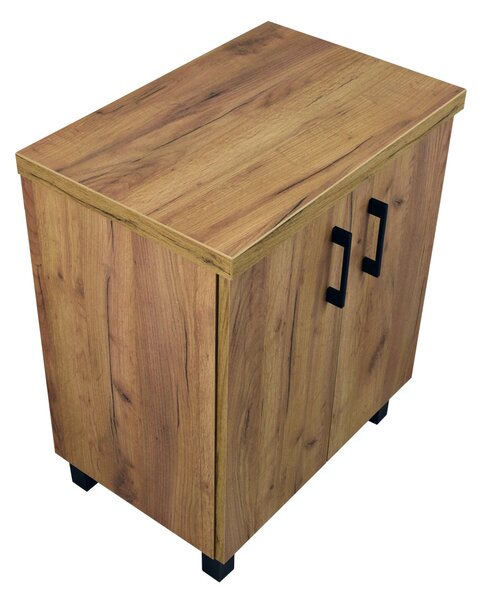 Comodo Koupelnová skříňka pod deskové umyvadlo ROSO GO 60-HD - zlatý dub/zlatý dub