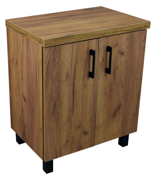 Comodo Koupelnová skříňka pod deskové umyvadlo ROSO GO 60-HD - zlatý dub/zlatý dub