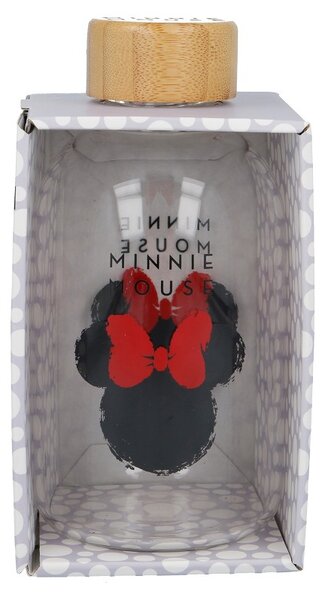Skleněná lahev na vodu, 620ml, Stor, Minnie