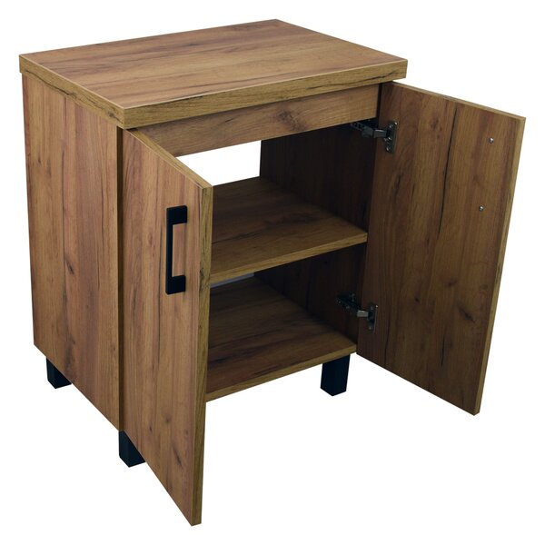 Comodo Koupelnová skříňka pod deskové umyvadlo ROSO GO 60-HD - zlatý dub/zlatý dub