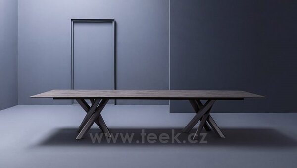 Varaschin Jídelní stůl System Star, Varaschin, obdélníkový 380x130x74 cm, rám hliník, deska HPL kat. A, barva dle vzorníku