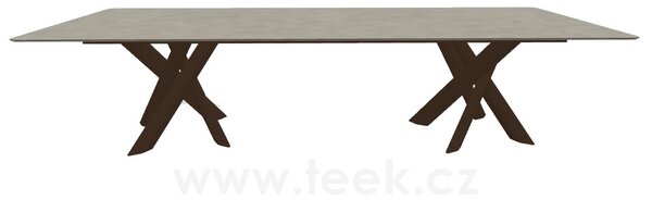 Varaschin Jídelní stůl System Star, Varaschin, obdélníkový 380x130x74 cm, rám hliník, deska HPL kat. A, barva dle vzorníku