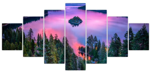 Obraz - Jezero Tahoe, Sierra Nevada, Kalifornie, USA (210x100 cm)