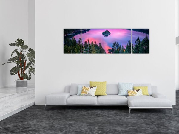 Obraz - Jezero Tahoe, Sierra Nevada, Kalifornie, USA (170x50 cm)