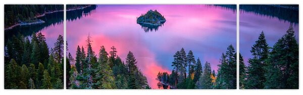 Obraz - Jezero Tahoe, Sierra Nevada, Kalifornie, USA (170x50 cm)