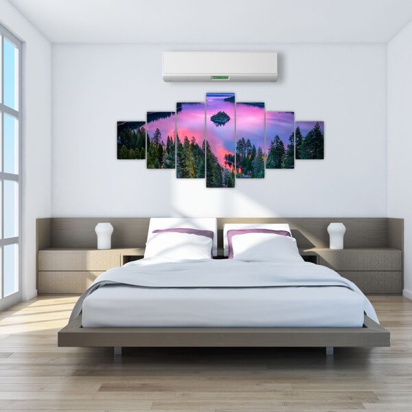 Obraz - Jezero Tahoe, Sierra Nevada, Kalifornie, USA (210x100 cm)