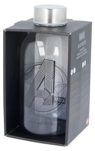 Skleněná lahev na vodu, 620ml, Stor, Marvel