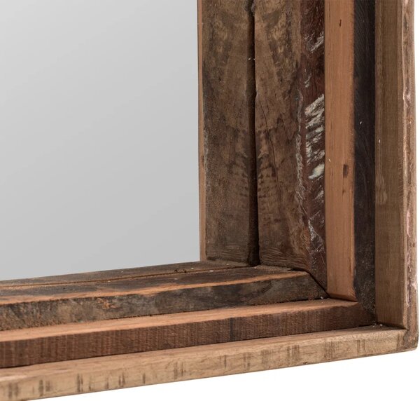 Sob nábytek - Velké zrcadlo 150x30 Amazonas masiv recyklované dřevo - F0A2399W