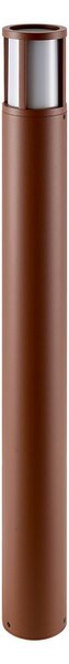 DEKOLIGHT Venkovní sloupek Facado kulatý, 100 cm, 1xE27, 20W, IP65 Barva: Černá - opálová