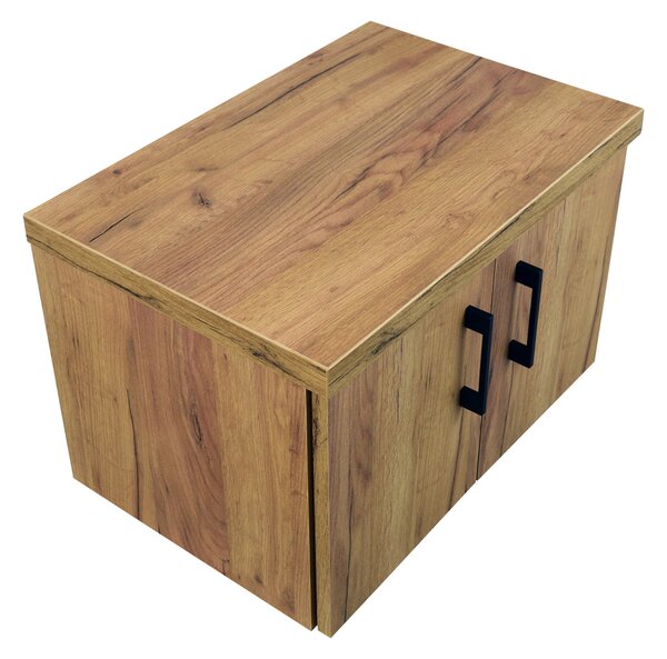 Comodo Koupelnová skříňka pod deskové umyvadlo Agria II GO 60-HD - zlatý dub/zlatý dub