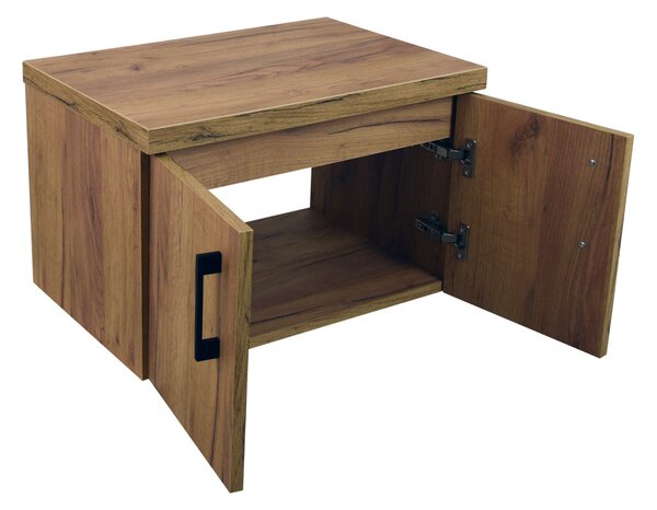 Comodo Koupelnová skříňka pod deskové umyvadlo Agria II GO 60-HD - zlatý dub/zlatý dub