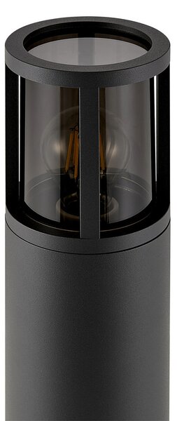DEKOLIGHT Venkovní sloupek Facado kulatý, 65 cm, 1xE27, 20W, IP65 Barva: Černá - opálová