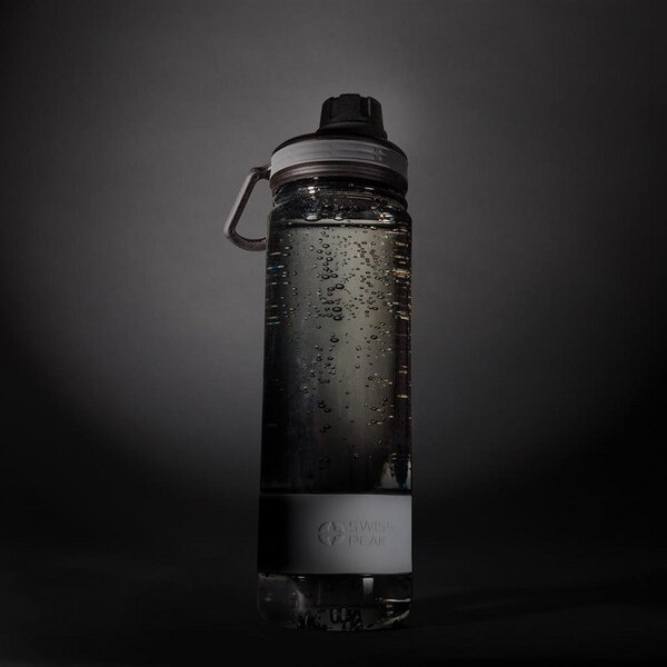 Sportovní láhev na vodu, 750ml, Swiss Peak, šedá