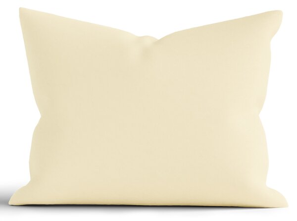 MK Lůžkoviny Bavlněný povlak na polštář Renforcé 40 x 60 cm - Jasmine pastelově žlutá