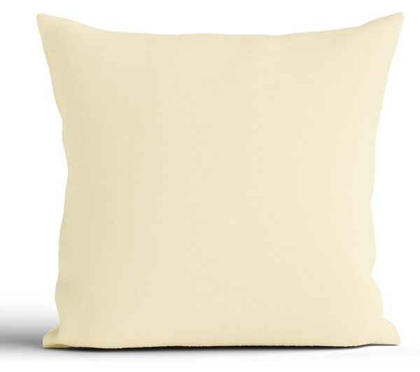 MK Lůžkoviny Bavlněný povlak na polštář Renforcé 40 x 40 cm - Jasmine pastelově žlutá