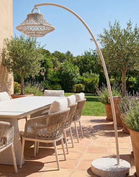 Velká stojací solární zahradní lampa Verona