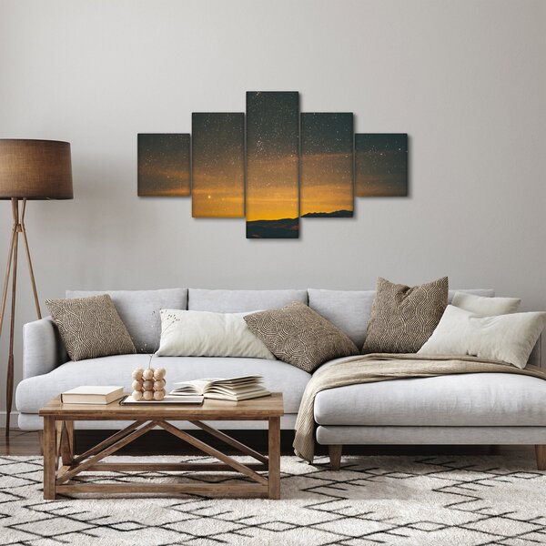 Obraz hvězdného nebe (125x70 cm)