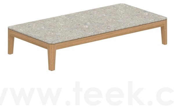 Royal Botania Konferenční stolek/podnožka Calypso Lounge, Royal Botania, 144x72x28 cm, teak