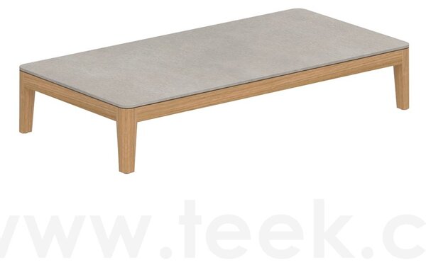 Royal Botania Konferenční stolek/podnožka Calypso Lounge, Royal Botania, 144x72x28 cm, teak