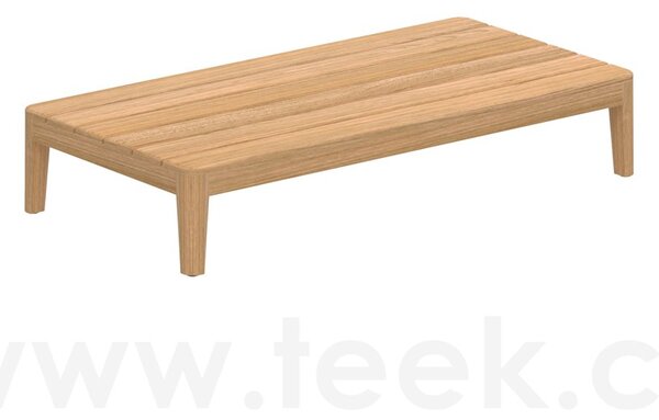 Royal Botania Konferenční stolek/podnožka Calypso Lounge, Royal Botania, 144x72x28 cm, teak