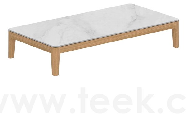 Royal Botania Konferenční stolek/podnožka Calypso Lounge, Royal Botania, 144x72x28 cm, teak