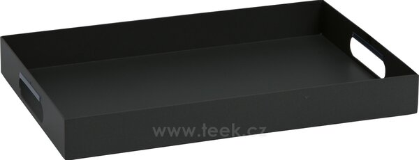Stern Podnos, Stern, 60x40x7 cm, lakovaný hliník black matt