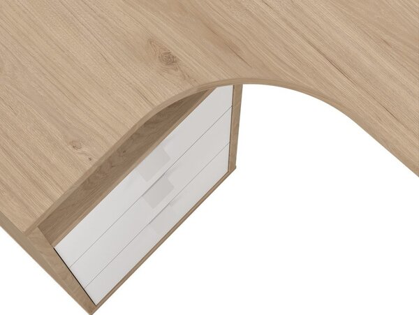 Pracovní stůl s deskou v dubovém dekoru 100x150 cm Sign – Tvilum
