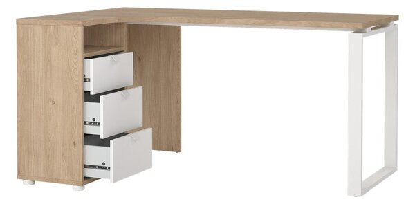 Pracovní stůl s deskou v dubovém dekoru 100x150 cm Sign – Tvilum