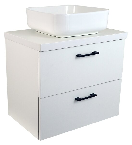Comodo Koupelnová skříňka pod deskové umyvadlo Agria W 60-HD - bílá/bílá