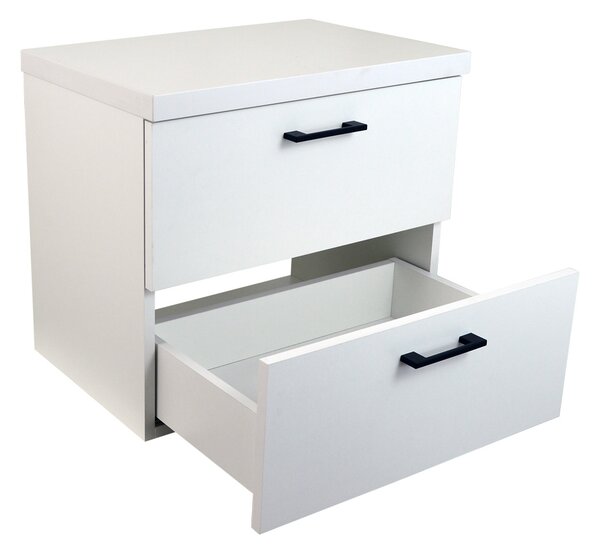 Comodo Koupelnová skříňka pod deskové umyvadlo Agria W 60-HD - bílá/bílá