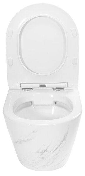 WC mísa bez splachovacího okruhu Rea Carlos Nature Marble