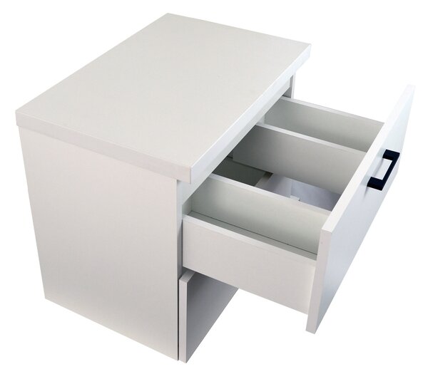 Comodo Koupelnová skříňka pod deskové umyvadlo Agria W 60-HD - bílá/bílá