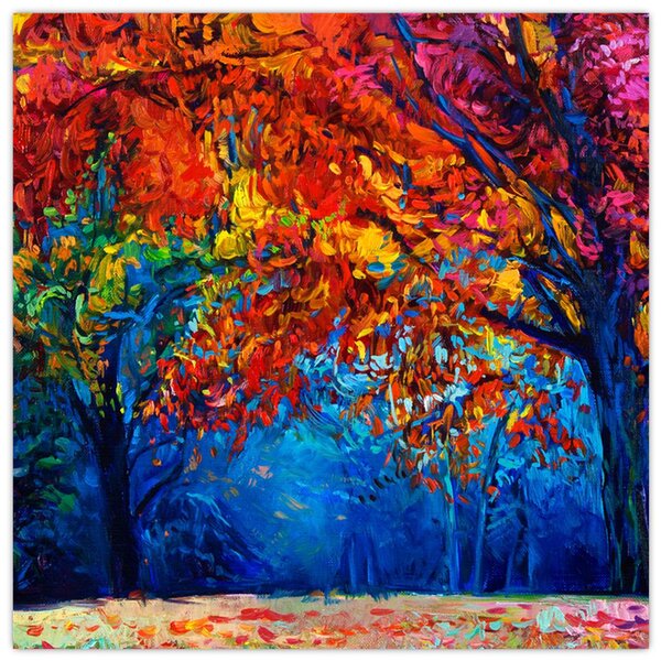 Obraz malby přírody (30x30 cm)
