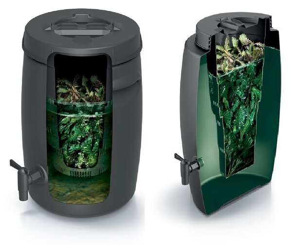 PROSPERPLAST Kompostér na výrobu EKO hnojiva COMBIOLIQ černý 55l