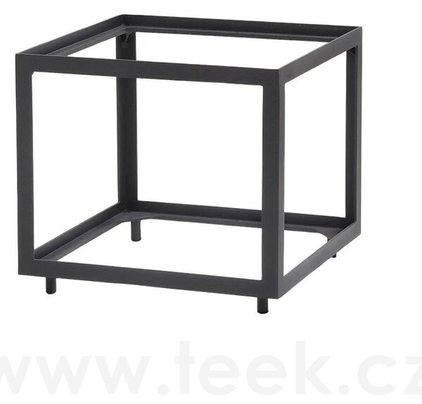 Cane-line Rám pro konferenční stolek Level, Cane-line, čtvercový 48x48x42 cm, hliník barva lava grey