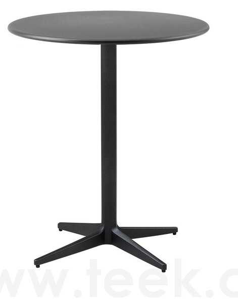 Cane-line Rám pro bistro stolek Drop, Cane-line, 57x57x73 cm, rám hliník barva lava grey
