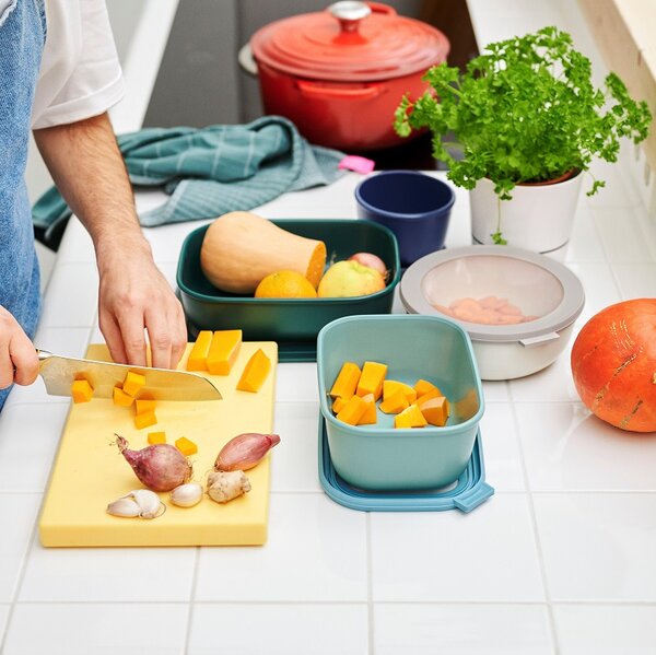 Set misek Rectangular, 500+1000+2000ml, Mepal, bílý